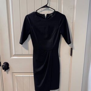 Westwood Black Half Sleeve Sheath Dress